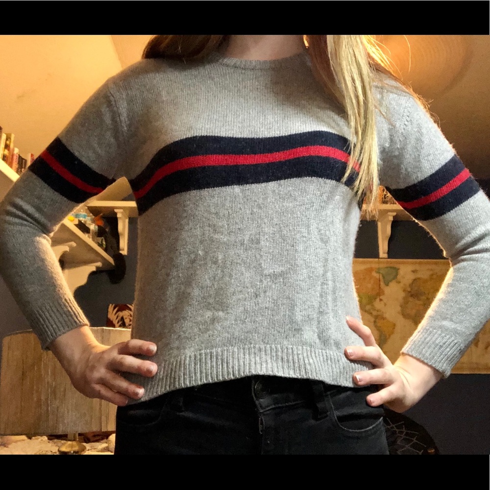 Long Sleeve Striped Sweater